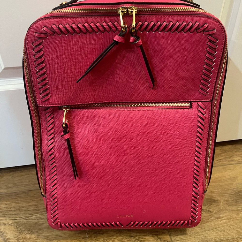 Calpak Kaya 15 inch Laptop Backpack in Dragonfruit